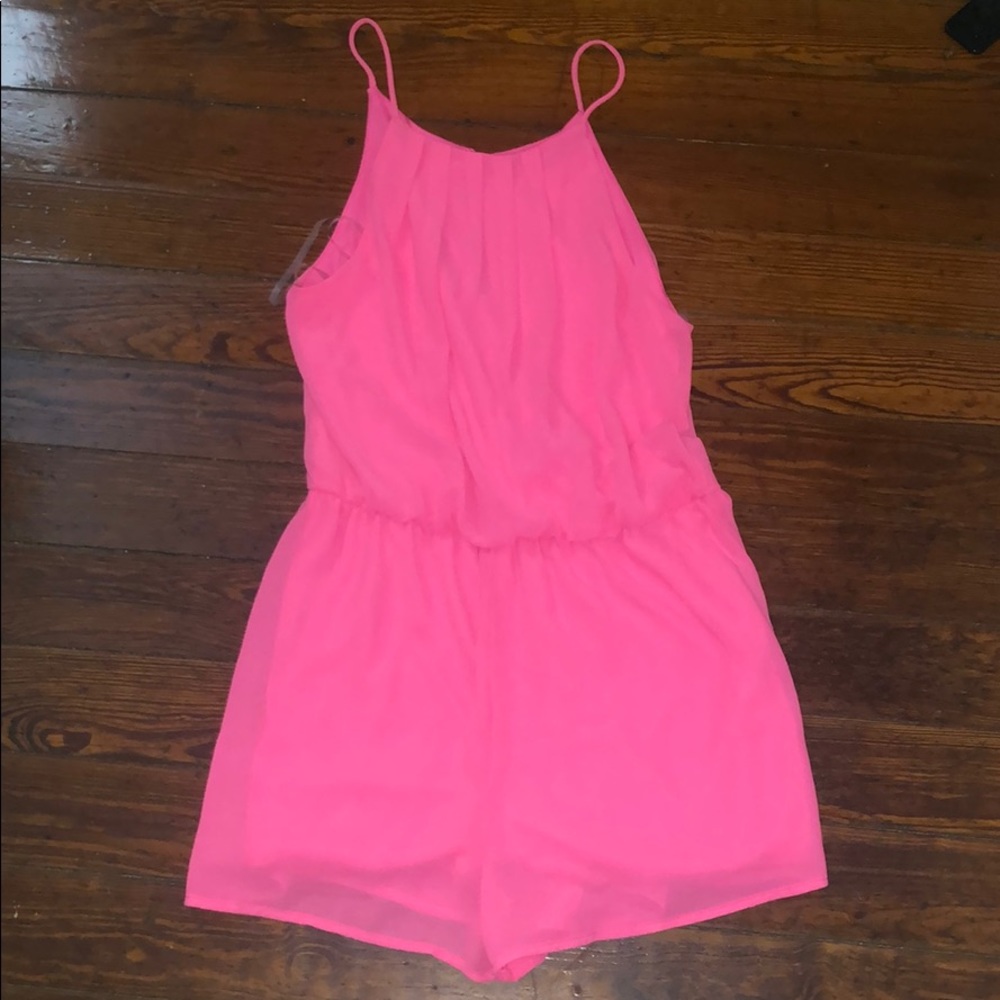 Bright Pink Romper
